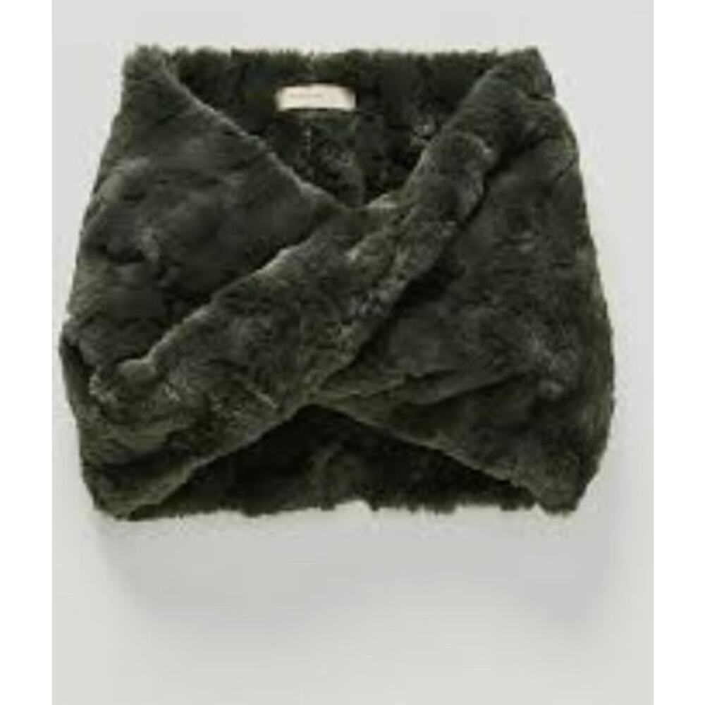 NWT Anthropologie Roxy Faux Fur Cowl Infinity Scarf Snood Neck Warmer, One Size